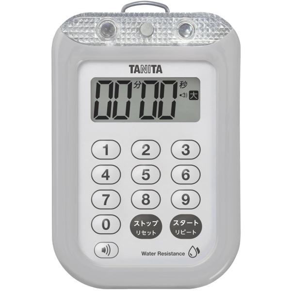 タニタ 大音量タイマー グレー TD-3 C01-GY