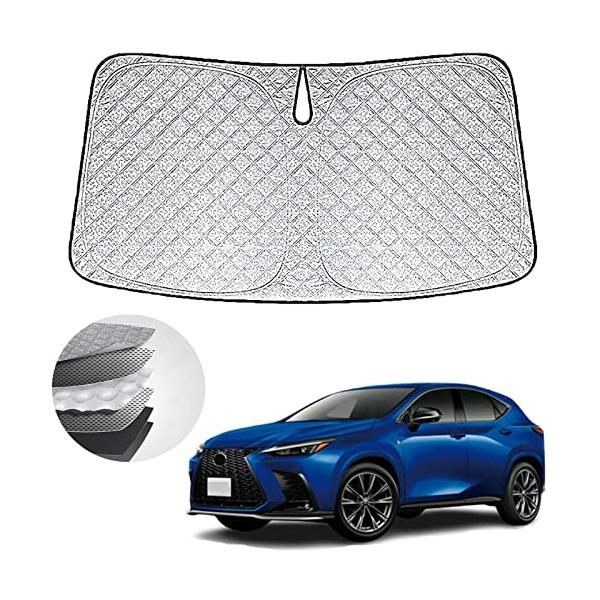 WAIROGA 新型 レクサス NX 2代目 専用フロントサンシェード 2010年~現行 車用サ