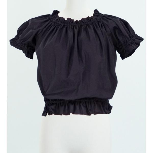 フラダンス ブラウス ブラック LLサイズ 1665bLL : emika - 通販