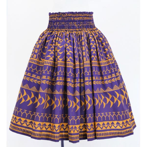 パウスカート　4枚セット フラダンス パウスカート シングル73cm丈 パープル 2993 : emika