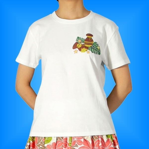 フラダンス Tシャツ 5L イプ・ウリウリ ホワイト 514-5lw : emika 