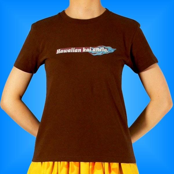 フラダンス Tシャツ Ｍ ホヌ ブラウン 678mbr