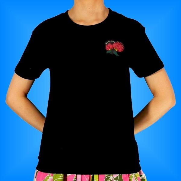 フラダンス Tシャツ L ペレ・レフア ブラック 697lb