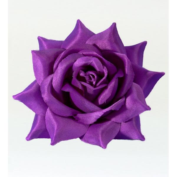 ローズヘアクリップはフラメンコには欠かせないアイテム！！大きめのシングルローズのヘアクリップはコーディネートしやすく納得の価格でとてもお勧めです。（2個以上のご注文の場合、梱包はまとめさせていただきます。）サイズ：14×14cm※生産ロット...