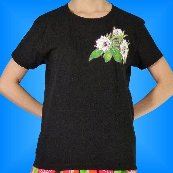 フラダンス Tシャツ [L]  リリコイ ブラック 974lb