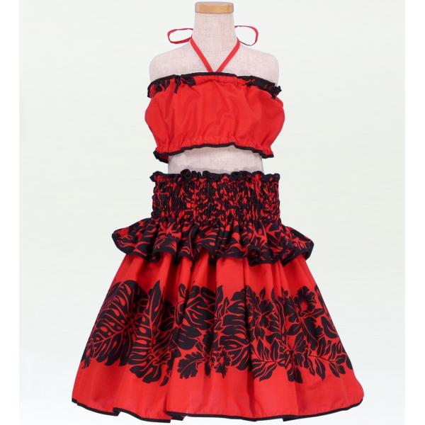 キッズ　フラダンスセット フラダンス衣装 キッズ フラダンスパンツ アンダーパンツ ケイキ