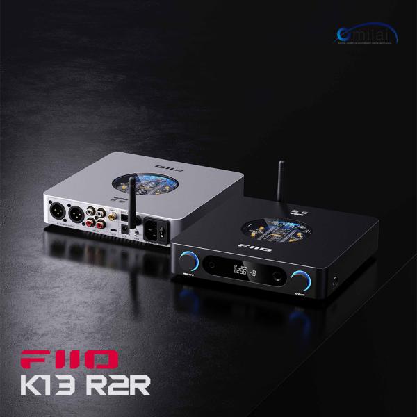 FIIO K13 R2R Black Silver FIO-K13R2R ヘッドホンアンプ ヘッドフォンアンプ USB DAC内蔵