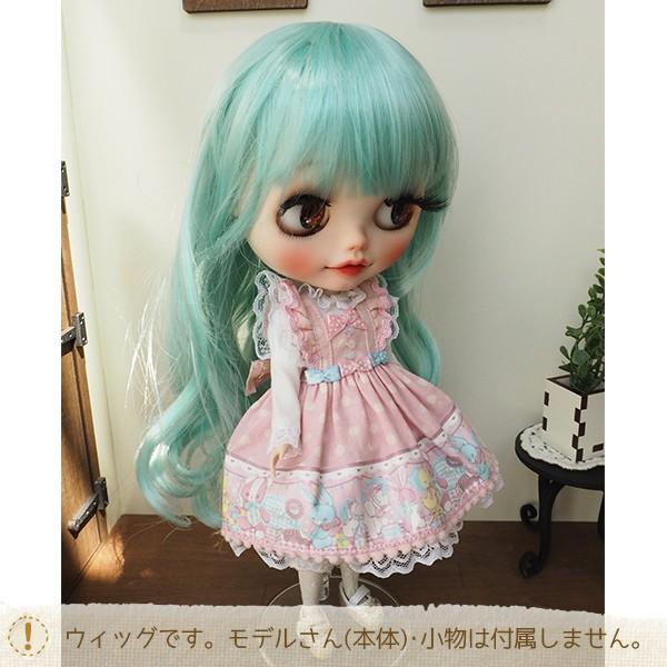 ブライス（Blythe） ネオブライス ウィッグ ゆるふわマーメイド ミント