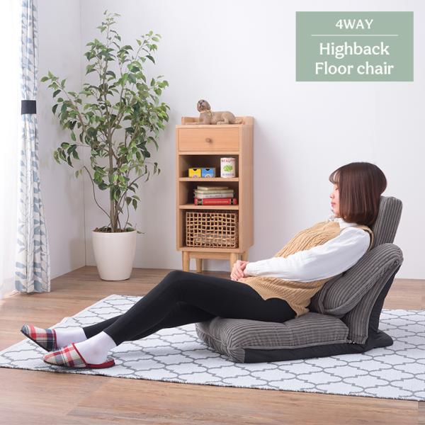 座椅子 バケットリクライナー コンパクト 回転 フロアチェア THC-201GY 座椅子 バケットリクライナー コンパクト 回転 フロアチェア THC-201GY