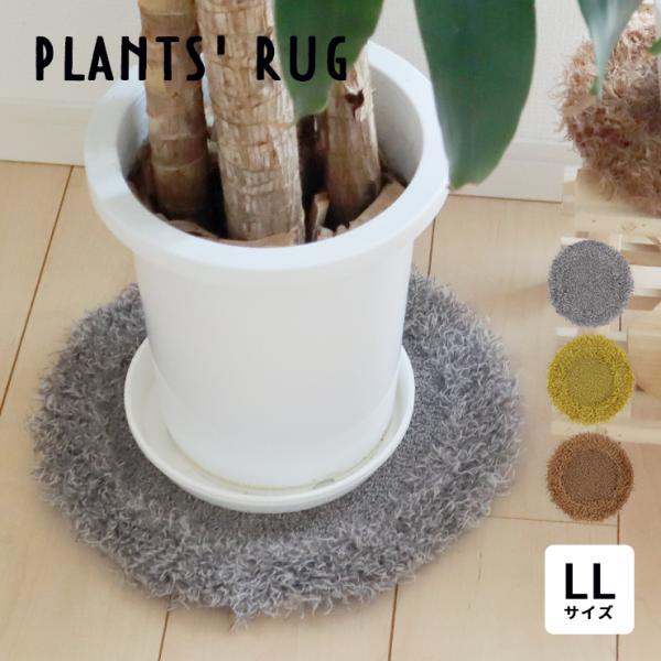 プランツラグ LLサイズ「植物のある生活をより豊かに、より楽に」をコンセプトにした観葉植物用ラグです。ラグを敷くことで、鉢をそのまま床に置いて作ってしまう傷を防ぐことができます。土が落ちたり、水をあげた時に床を濡らしてしまったりというお部屋...