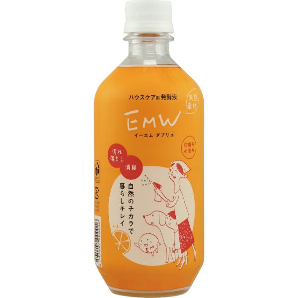 EMWは、安全で有用な乳酸菌や酵母などの善玉菌を培養した液体です。効果は、EM・1と同じ。色づきの心配がなく、柑橘系の香りです。EMWを薄めてひと噴きし、軽く拭き取れば雑菌の繁殖を抑え、衛生的な環境づくりに役立ちます。 ご家庭での掃除や洗濯...