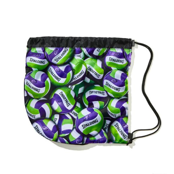 スポルディング バレーボール用 ボールナップサック バレーボール プリント 50-014VBP 正規販売店●素材：ポリエステル●サイズ：W39×H39cm●バレーボールプレイヤーにおすすめな、バレーボールプリントのボールナップサック。●5~...