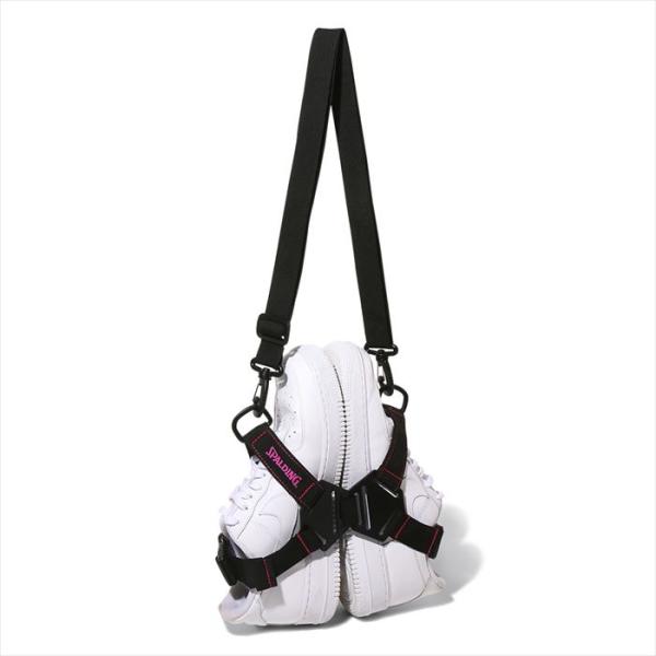 スポルディング シューズハーネス ブラック×マゼンタ バスケットボール 50-021MG ブラック×マゼンタ SPALDING バッシュ ハーネス シューズ 持ち運び 爆買