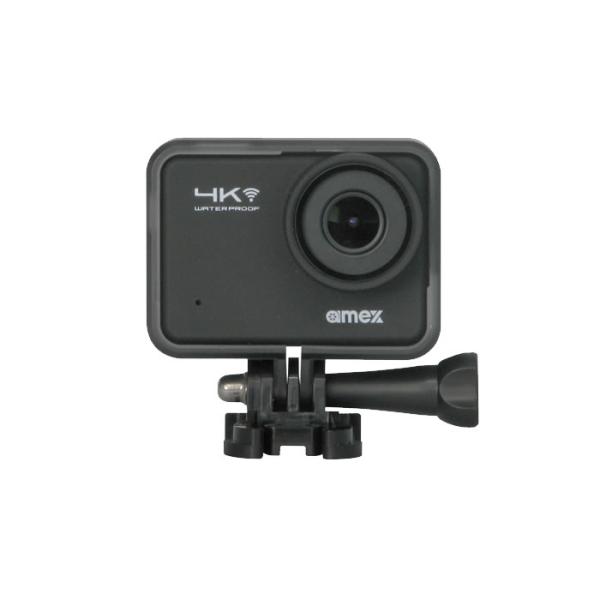 AMEX アクションカメラ 4K 防水 防振 防塵 手ブレ補正 広角レンズ MP