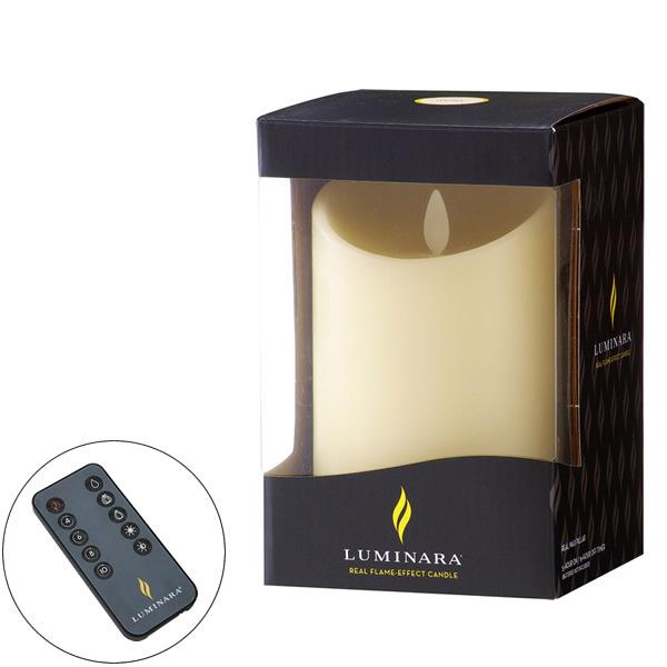 ルミナラ LEDキャンドル ルミナラピラー 3.5×5 リモコンセット