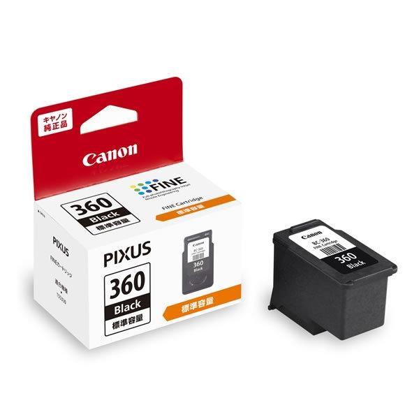 キャノン純正品　FINEカートリッジ キヤノン（Canon） 純正品 FINEカートリッジ ブラック BC-360【60