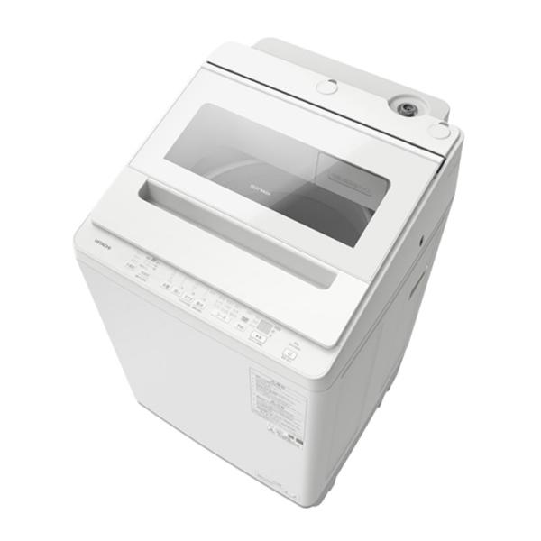 日立 全自動洗濯機 10kg ビートウォッシュ BW-V100M-W ホワイト