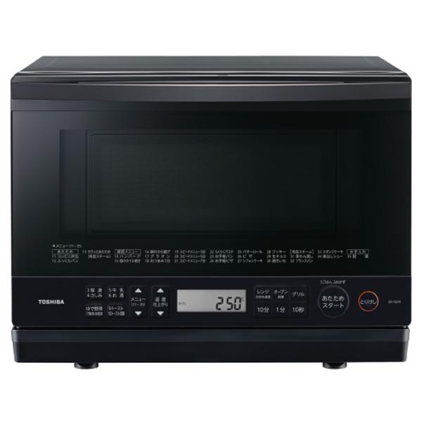 東芝 オーブンレンジ 石窯ドーム 角皿式スチーム 26L ER-YD70-K ブラック TOSHIBA