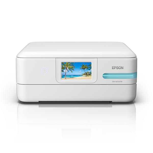 EPSON - 【新品(開封のみ・箱きず・やぶれ)】 EPSON製　エコタンク搭載A4カラーインクジェット複合機　EW-M754TW　ホワイト Amazon.co.jp: エプソン エコタンク搭載モデル EW-M754TW