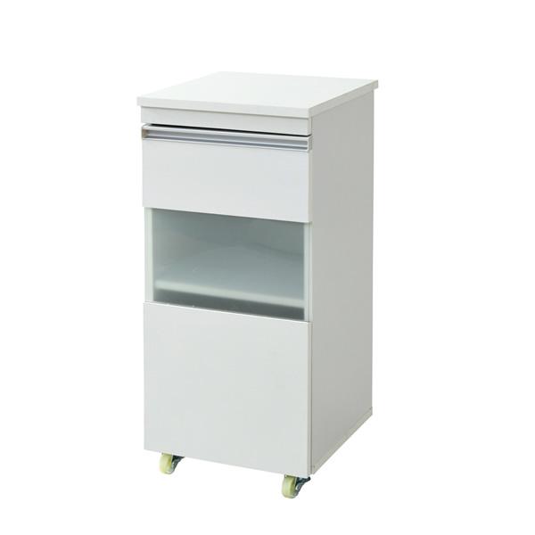 JKプラン キッチン 隙間収納 ラック 幅40 奥行39.5 高さ90 FKC-0005-WH ホワイト【160サイズ】