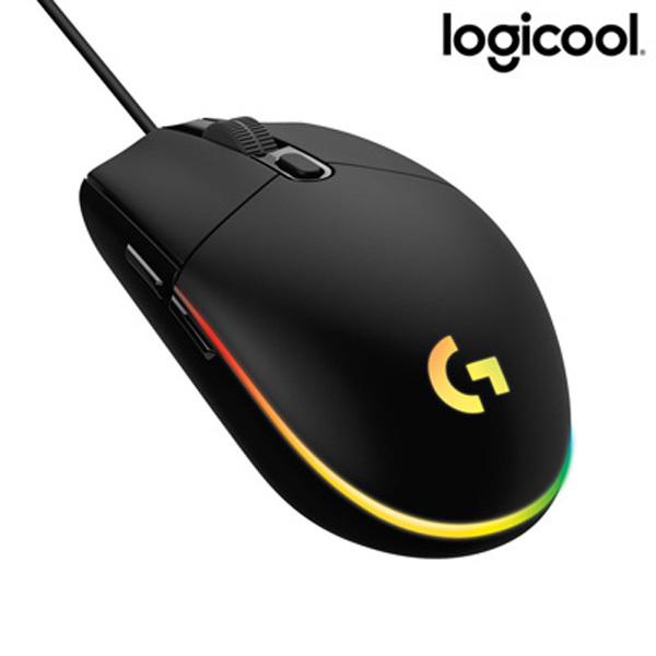 他サイト： ロジクール G203 LIGHTSYNCゲーミング マウス G203-BK ブラック【60サイズ】の商品画像