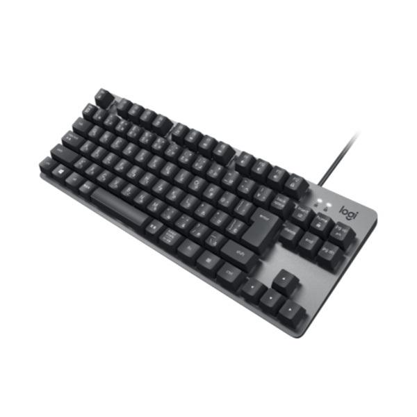 他サイト： ロジクール キーボード K835 TKLメカニカル K835GPB グラファイト/スレートグレー TTCブルー【100サイズ】の商品画像