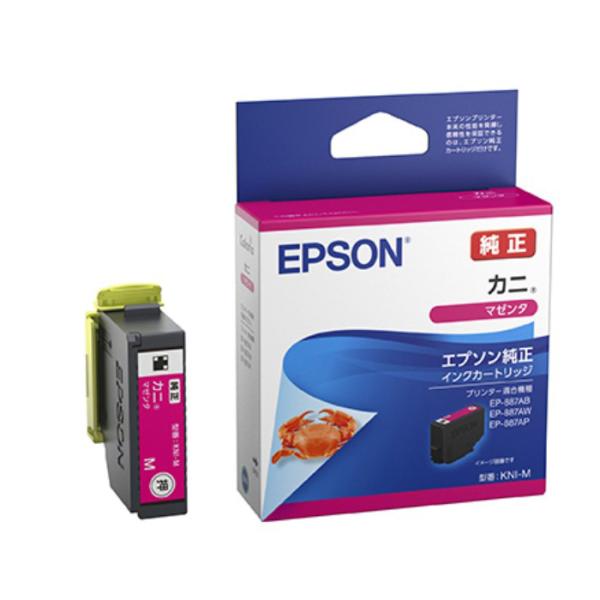 エプソン（EPSON） 純正 インクカートリッジ カニ マゼンタ KNI-M