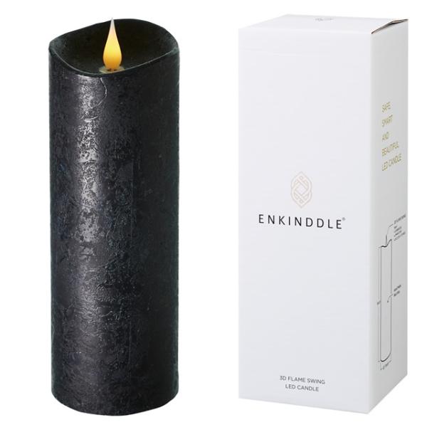 エンキンドル 3D LEDキャンドル エンキンドルラスティクピラー3×9