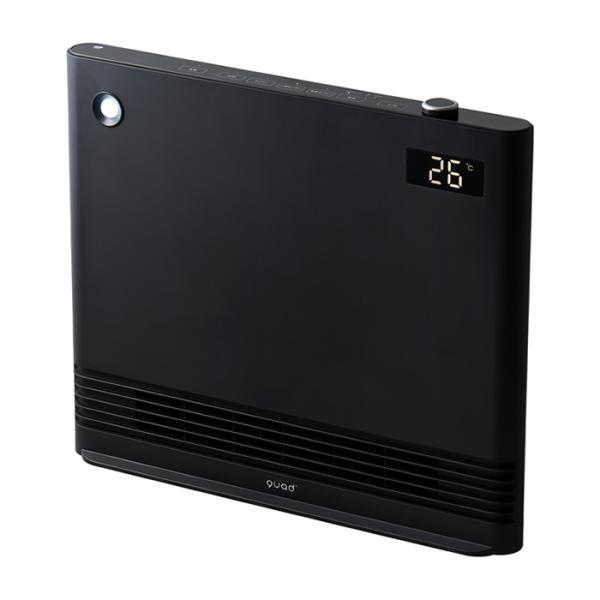 QUADS クワッズ 静音パネルDCセラミックヒーター SILENT HOT DC サイレント ホット DC QS563 ブラック QUADS（クワッズ） 静音パネルDCセラミックヒーター SILENT HOT DC