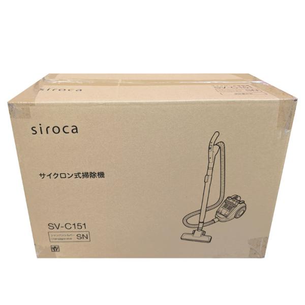 未使用 siroca サイクロン式 掃除機　SV-C151 Amazon | siroca SV-C151 サイクロン式クリーナー | siroca(シロカ