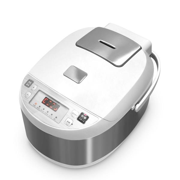 VERSOS 炊飯器(5.5合) VS-KE65 R-141 Amazon | VERSOS 5.5合 マイコン 炊飯器 蒸し料理もできる 保温 大きい