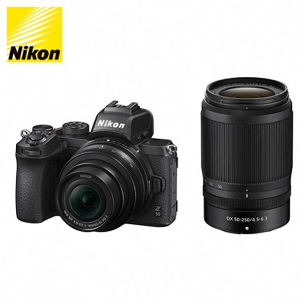 Nikon Z 50 ミラーレス一眼 ブラック ニコン（Nikon） ミラーレス 一眼カメラ Z 50 ブラック ダブルズーム