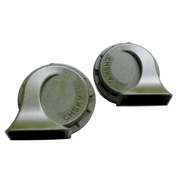 カラーホーン グリーン 高音510hz 低音410hz110dbで注意喚起 チープな音を変えたい方におススメ E Monoplus車バイクのパーツ専門店 通販 Yahoo ショッピング