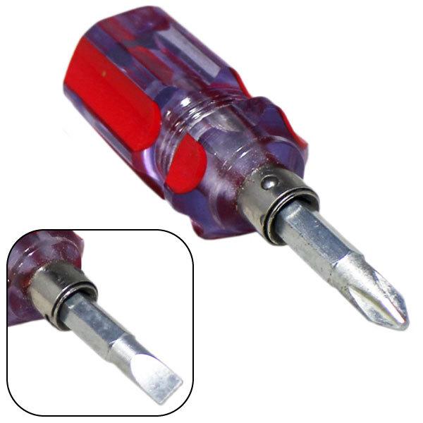 ショートドライバー【プラス / マイナス】＋も−も両方使える！約 8 cm