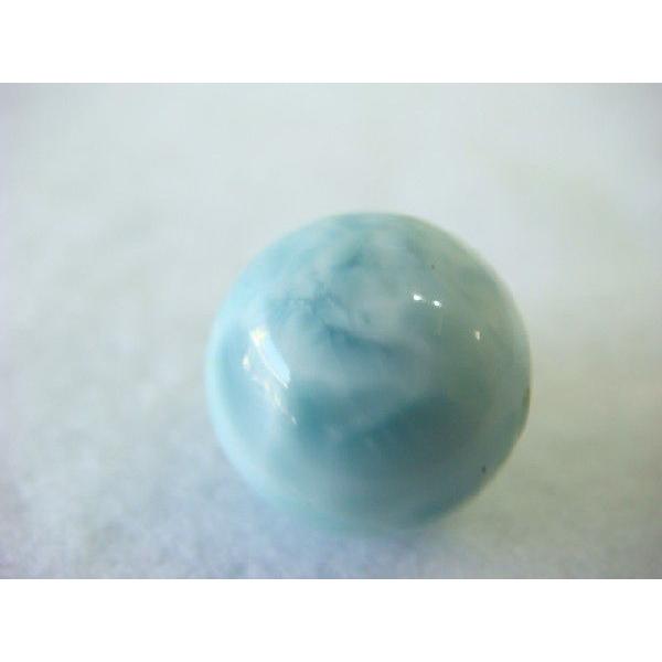 愛と平和の石・心身のリラックス】ラリマー☆丸玉13mm☆1個〜【上質の 