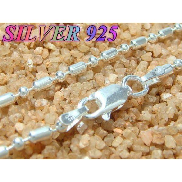 ボール＆シリンダーチェーン 2mm×40cm sv925 シルバー925