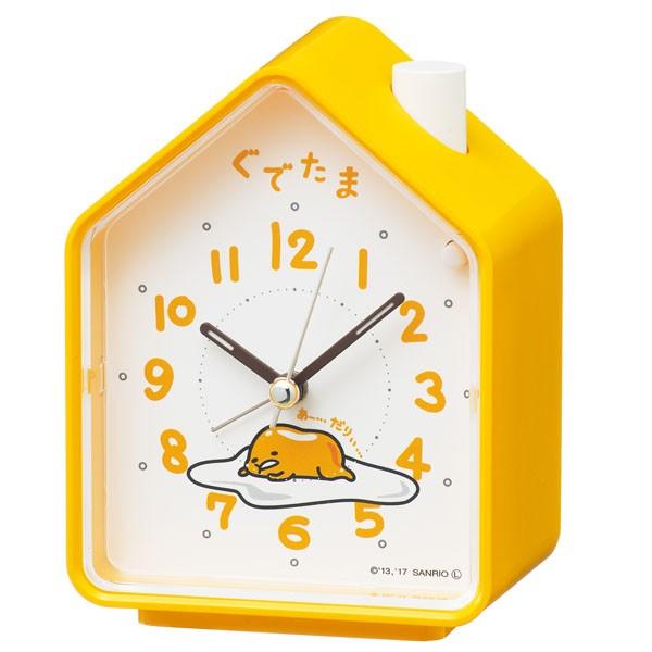 Seiko セイコー 目覚まし時計 置き時計 キャラクター ぐでたま Cq152y おしゃべり スイープ おしゃれ かわいい お取り寄せ