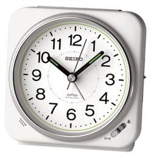 Seiko セイコー 目覚まし時計 電波 アナログ 切替式アラーム 白パール Kr326w お取り寄せ Bmrlawoffices Com