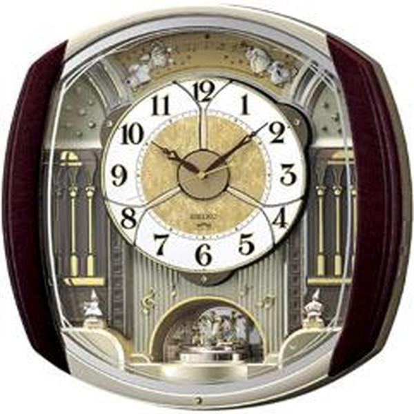 ブランド セイコークロック6曲 メロディ 回転飾り電波時計