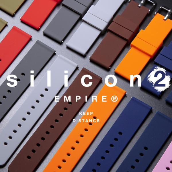 腕との接着面に凹凸をつけ装着時の汗による不快感を低減させ着け心地を向上させた新しいシリコンバンド。イージークリック搭載でスマートウォッチなどに取付簡単なシリコン製の腕時計ベルトです。素材：シリコン長さ：74x124mm厚み：約2.8mm【サ...