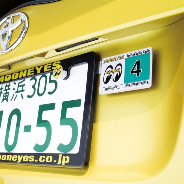 ムーンアイズ MOONEYES レグ タグ ブラケット [AA918J] 車検 ステッカー
