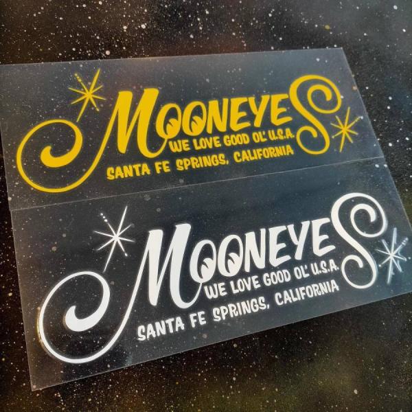 ムーンアイズ MOONEYES Logo 抜き Sticker [DM189] ロゴ ステッカー デカール