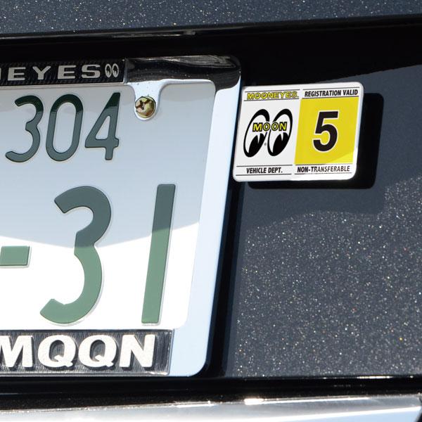 ムーンアイズ MOONEYES レジストレーション ステッカー [DM212] 車検 月別