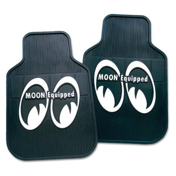 ムーンアイズ MOONEYES MOON Equipped ラバー フロアーマット [MP080BK] フロアマット