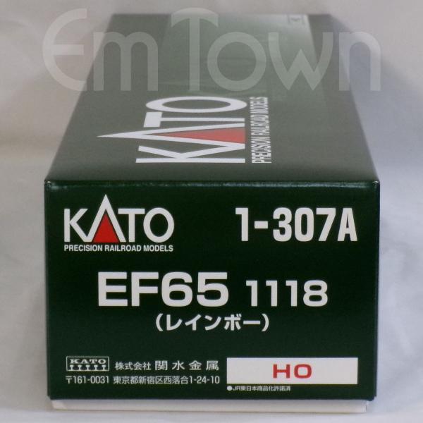 KATO 1-307A EF65 1118 (レインボー)《1：80スケール／16.5mmゲージ》