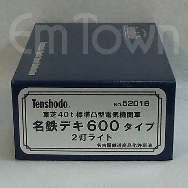 天賞堂 52016 東芝40t標準凸型電気機関車 名鉄デキ600タイプ 2灯ライト《1：80スケール／16.5mmゲージ》