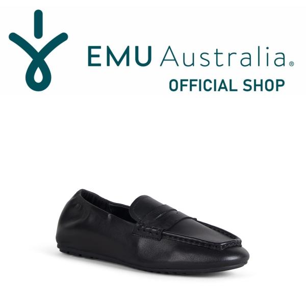 5%OFF EMU Australia 公式 エミュ Kirra ローファー スリッポン レディース 黒 春夏 正規 通販