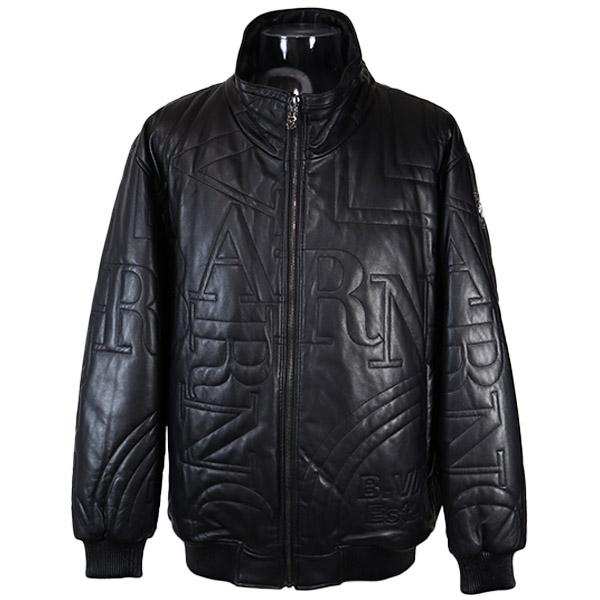 メンズウェア BARNI VARNO 3L BARNI VARNO（バーニヴァーノ） ・ボストンバッグ付き (3L) 羊革 中綿