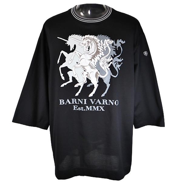 BARNI VARNO（バーニヴァーノ） ・バーニヴァーノ(L) 七分袖Tシャツ