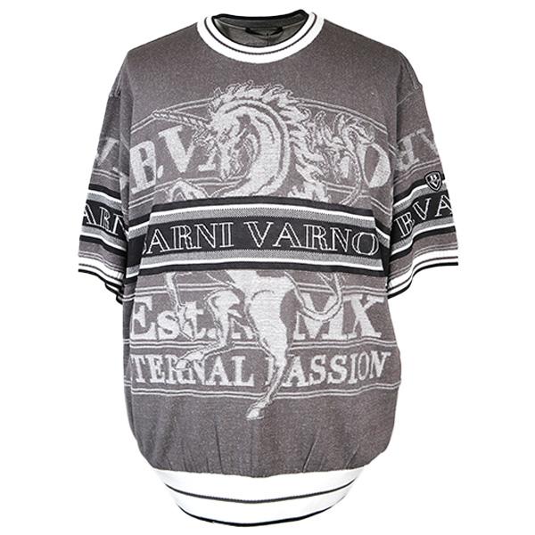 新品 バーニヴァーノ サマーセーター ニット LL 半袖 barni varno